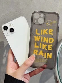 Funda para móvil con estampado de letra - Amarillo - Ver 2