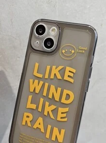 Funda para móvil con estampado de letra - Amarillo - Ver 5