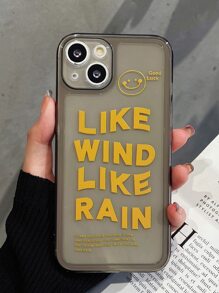 Funda para móvil con estampado de letra - Amarillo - Ver 7