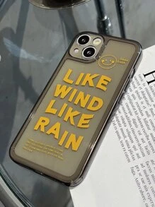 Funda para móvil con estampado de letra - Amarillo - Ver 8