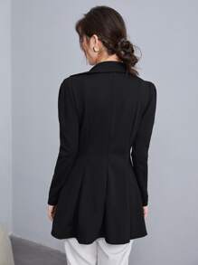 BizChic 缺口翻領雙排釦西裝洋裝工作服