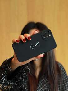 字母圖案手機外殼 - 黑與白 - 查看 5