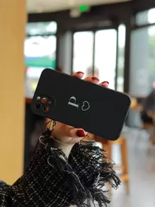 Funda para móvil con estampado de letra - Blanco y Negro - Ver 5