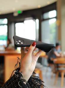 Funda para móvil con estampado de letra - Blanco y Negro - Ver 5
