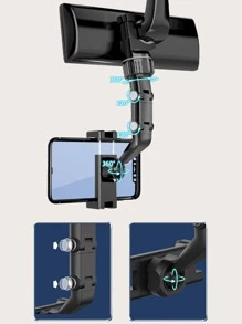 Giá đỡ điện thoại trên gương chiếu hậu ô tô - màu đen - Xem 3