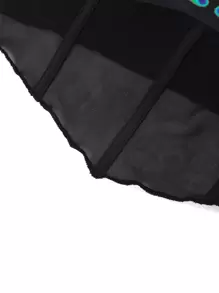 Zolique 90s Hands Print Hanky Hem Cami Top - Black - View 3