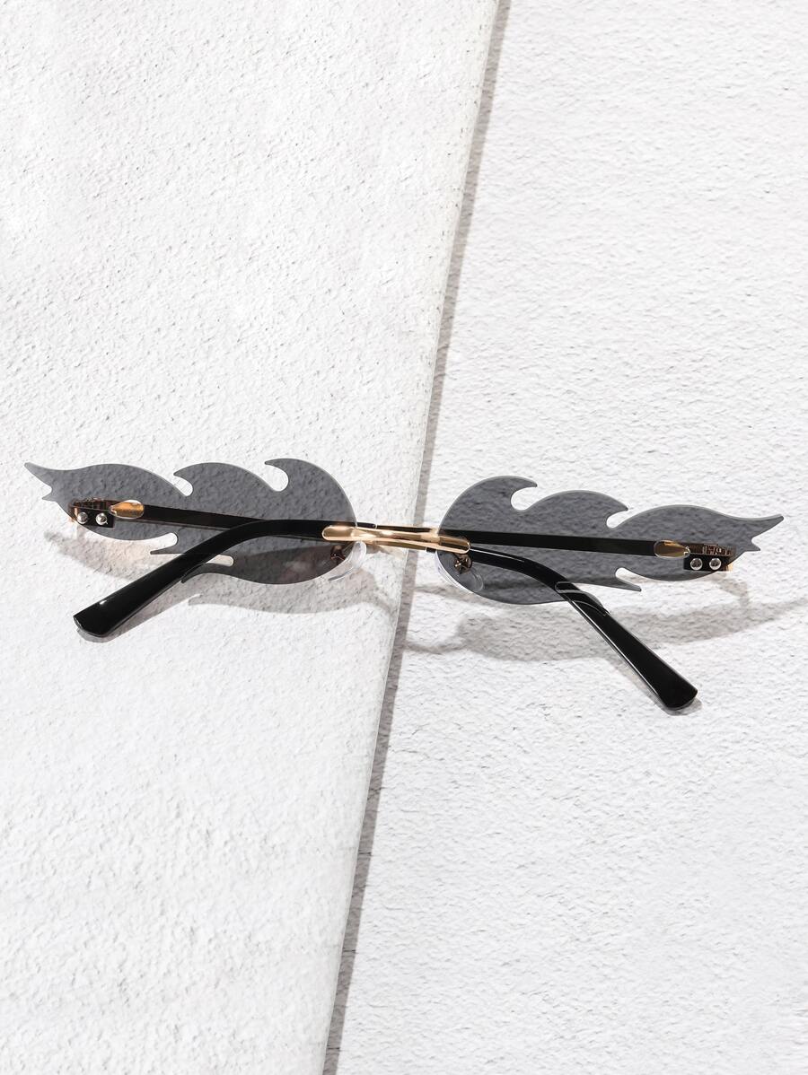 男士火焰设计时尚眼镜街头太阳镜配饰万圣节沙滩配饰眼镜太阳镜