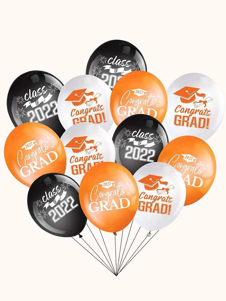 30 piezas globo decorativo de fiesta de graduación - Multicolor - Ver 1