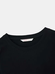 Disastersuffer Slogan Skull Graphic Tee - màu đen - Xem 3