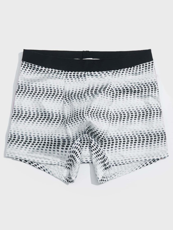 Men Polka Dot Boxer Brief SHEIN UK