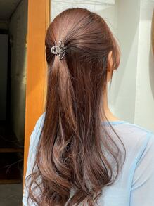 DAZY Crown Design Hair Claw - Silver - View 5