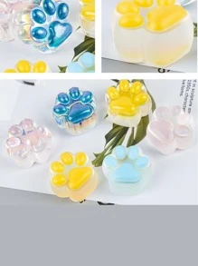1pc Cat Paw Shaped DIY Silicone Mold - Clear - View 3