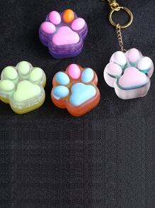 1pc Cat Paw Shaped DIY Silicone Mold - Clear - View 4