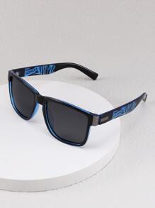1pc Fashionable Square Frame Outdoor Sun Protection Sunglasses For Children
