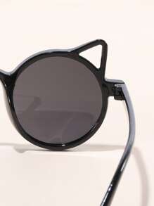 1 Cặp Kính Mắt Mèo Thời Trang Cho Trẻ Em, Kính Thời Trang Đơn Giản Cho Các Bữa Tiệc, Cuộc Sống Hàng Ngày, Du Lịch Ngoài Trời, Thích Hợp Cho Mặc Ngoài Trời Mùa Hè - màu đen - Xem 5