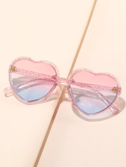 1pc Cute Bee Design Children/Kids Fashion Fashion Glasses For Boys & Girls, Suitable For Street, Beach, Party