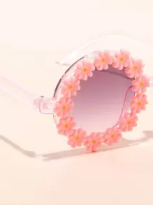 1 件儿童装饰眼镜，简约时尚，适合派对、日常生活和户外旅行