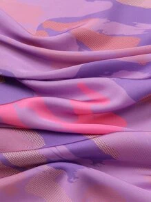 1入組時尚迷彩圖案女士圍巾適用於各種各樣場合 - 彩色 - 查看 4