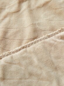 1pc Jacquard Stretchy Chair Slipcover - Beige - View 3