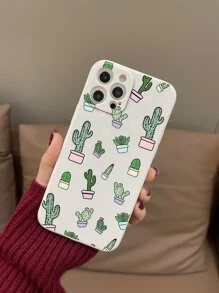 夏日仙人掌圖案手機殼 - 彩色 - 查看 2