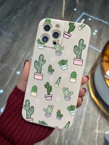 夏日仙人掌圖案手機殼 - 彩色 - 查看 4