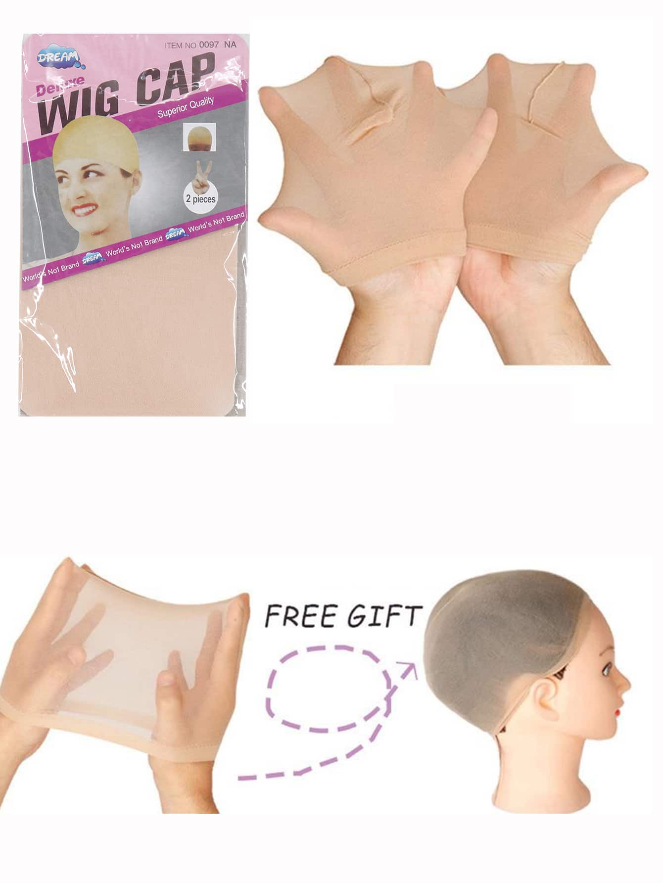 Miniatura 6 de Peluca sintética cosplay de dos tonos largo recto con tupe Dos Tonos