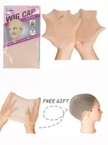 Tóc giả tổng hợp dài xoăn có mái - Xám - Xem 7