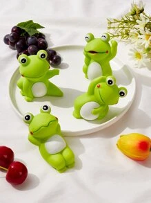 1 pieza Juguete de sonido de mascota con diseño rana al azar para gato con perro para - Multicolor - Ver 1