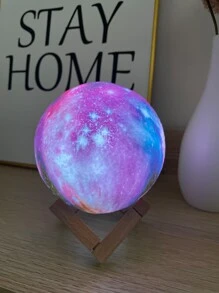 1 pieza Luz de la decoración con diseño de luna - Multicolor - Ver 3