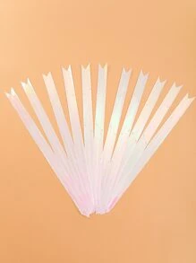 10 piezas Lazo para envolver regalos simple - Blanco - Ver 3