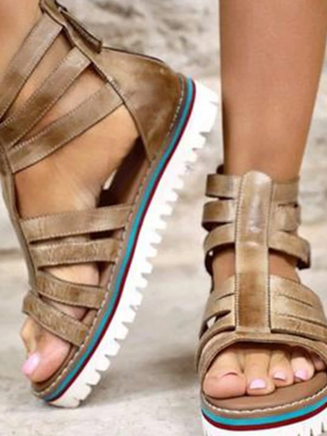flatform gladiator sandals