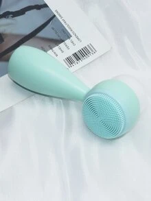 Cat Claw Design Face Cleansing Brush - Lime Green - View 2