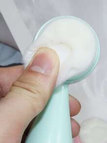 Cat Claw Design Face Cleansing Brush - Lime Green - View 5