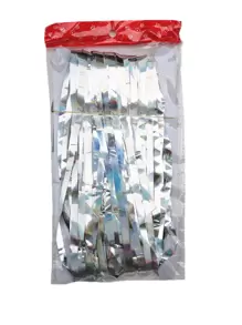 1/2/3 dây bóng bay dài 2m trang trí phông nền - Bạc - Xem 3