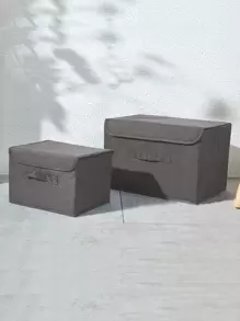 1入組可折疊收納盒 - 灰色 - 查看 6