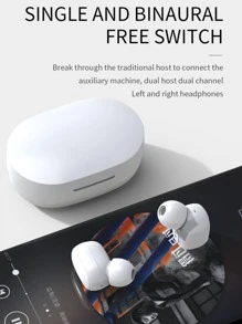 Wireless Earphone - White - View 3