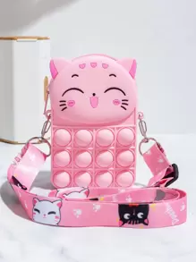 Women's Cat Shaped Unique Crossbody Bag