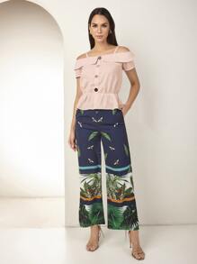 Women Blouses - 粉色 - 查看 2