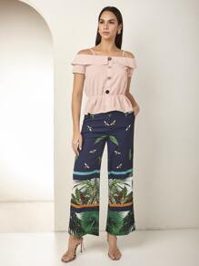 Women Blouses - 粉色 - 查看 5