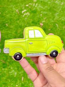 1pc Car Shaped Stainless Steel Cookie Mold - Silver - View 2