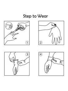 50入組素色PVC家用粉色一次性手套