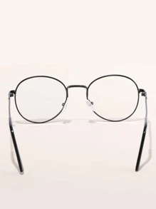金属框架女士时尚设计眼镜 - 無色 - 查看 3