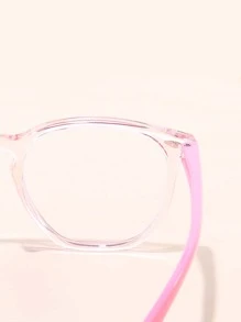 1 Pair Children Rice Grain Silicone Casual Eyeglasses, Fashionable For Boys And Girls