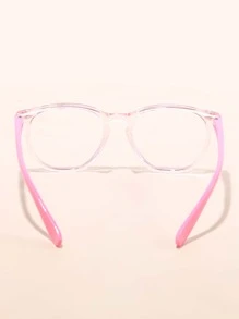 1 Pair Children Rice Grain Silicone Casual Eyeglasses, Fashionable For Boys And Girls