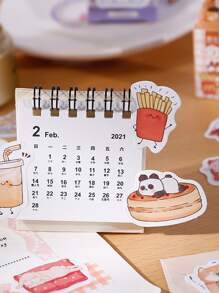 Etori Life 45pcs Cartoon Graphic Random Sticker - Nhiều màu - Xem 3