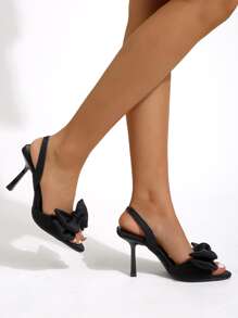 Women's Creative Stylish Elegant Bowknot High Heel Sandals