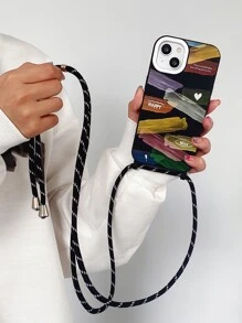 顏色手機外殼附帶繩子 - 彩色 - 查看 6