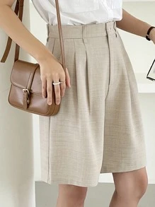 DAZY 拼接細節百慕大短褲