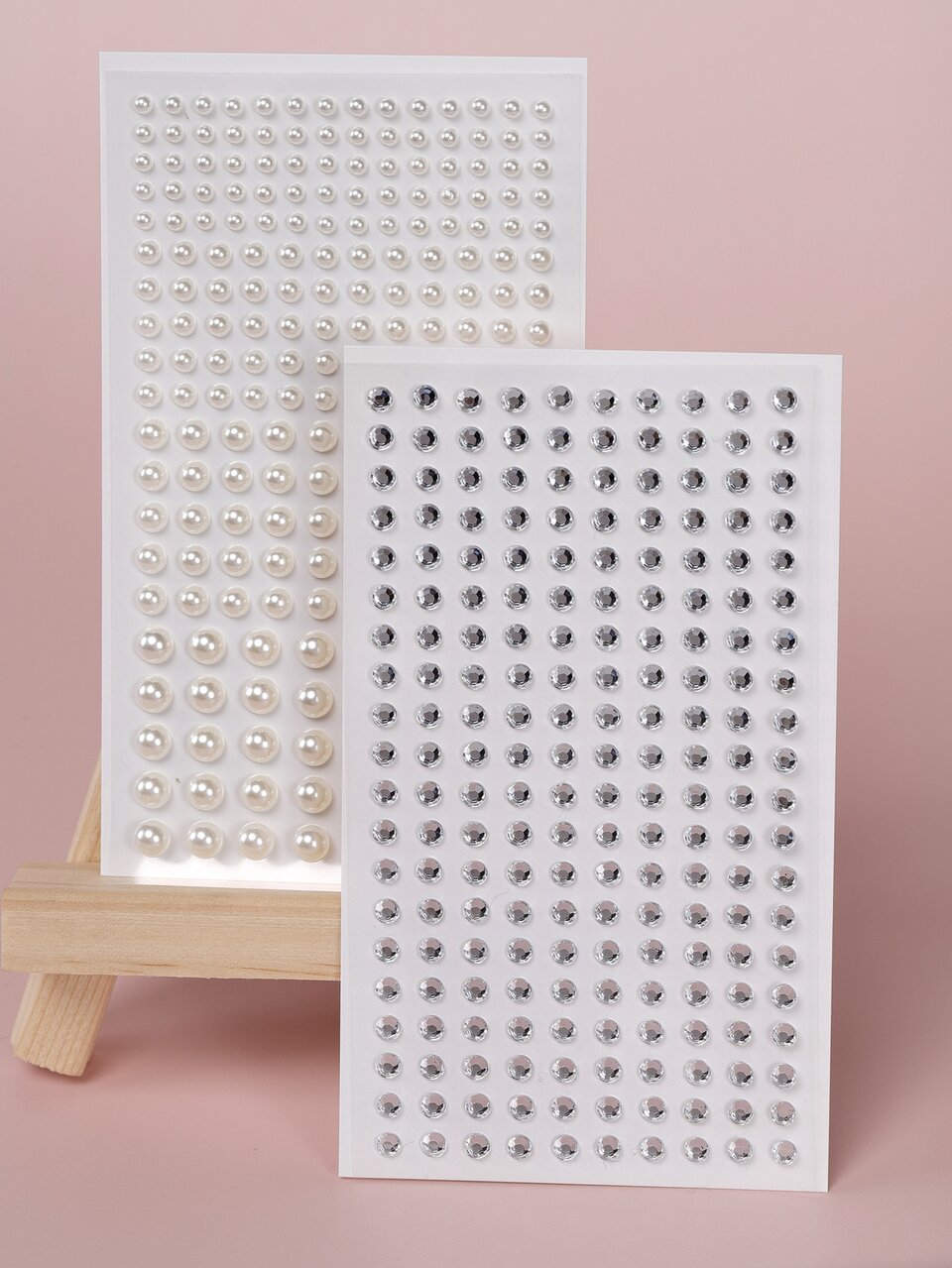2sheets Faux Pearl & Rhinestone Eye Tattoo Sticker