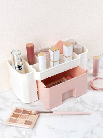 撞色化妝品收納袋